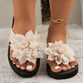 Sandalias Elegantes con Flores
