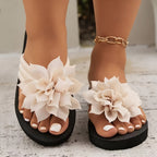 Sandalias Elegantes con Flores