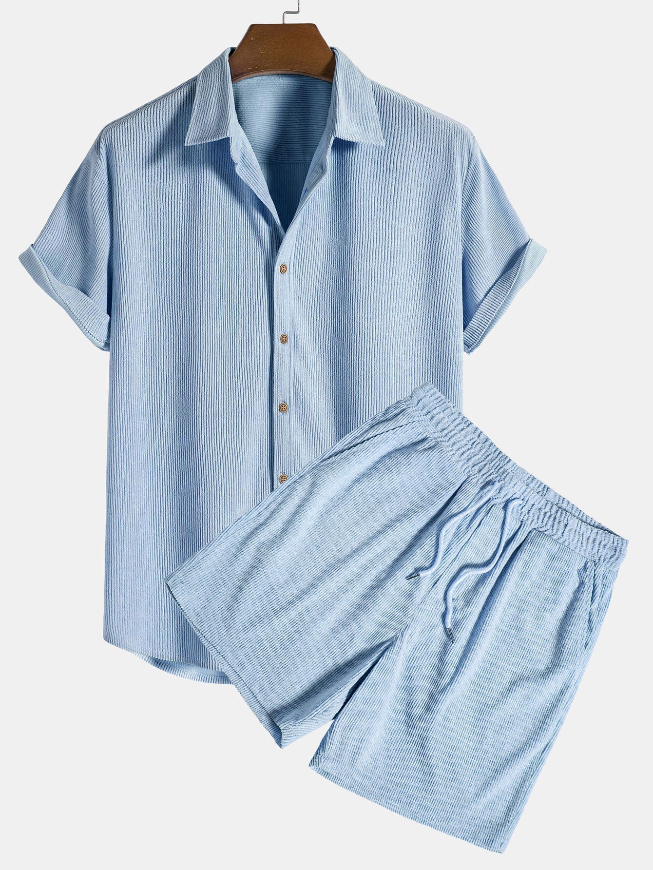 Salerno™ | Conjunto ligero de camisa y shorts para hombre