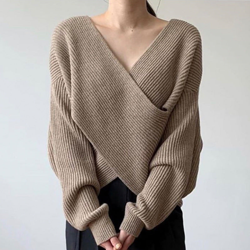 Van Delft Mode ® | Suéter Tejido Cruzado Elegante