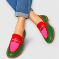 Nyla | Mocasines Casual a Contraste