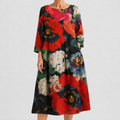 Vestido Flora con Gran Estampado Floral