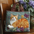 Katou - Bolso Tote Cómodo con Gato Cosido a Mano