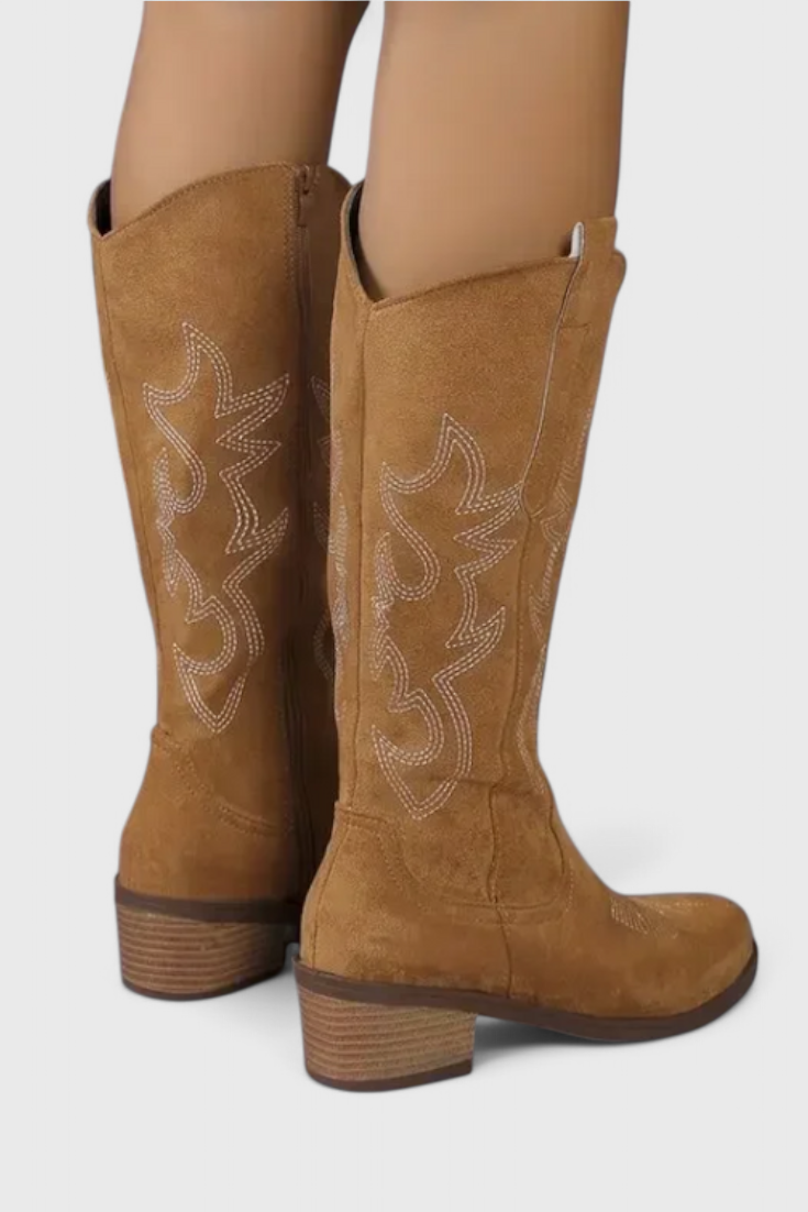 Elka Botas Vaqueras Western de Ante
