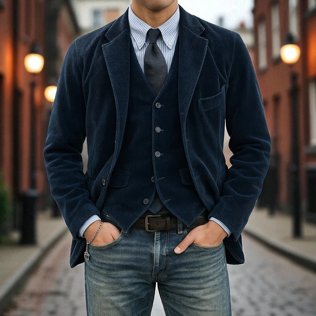 Van Elst Mode® | TRAJE DE 2 PIEZAS: BLAZER Y CHALECO