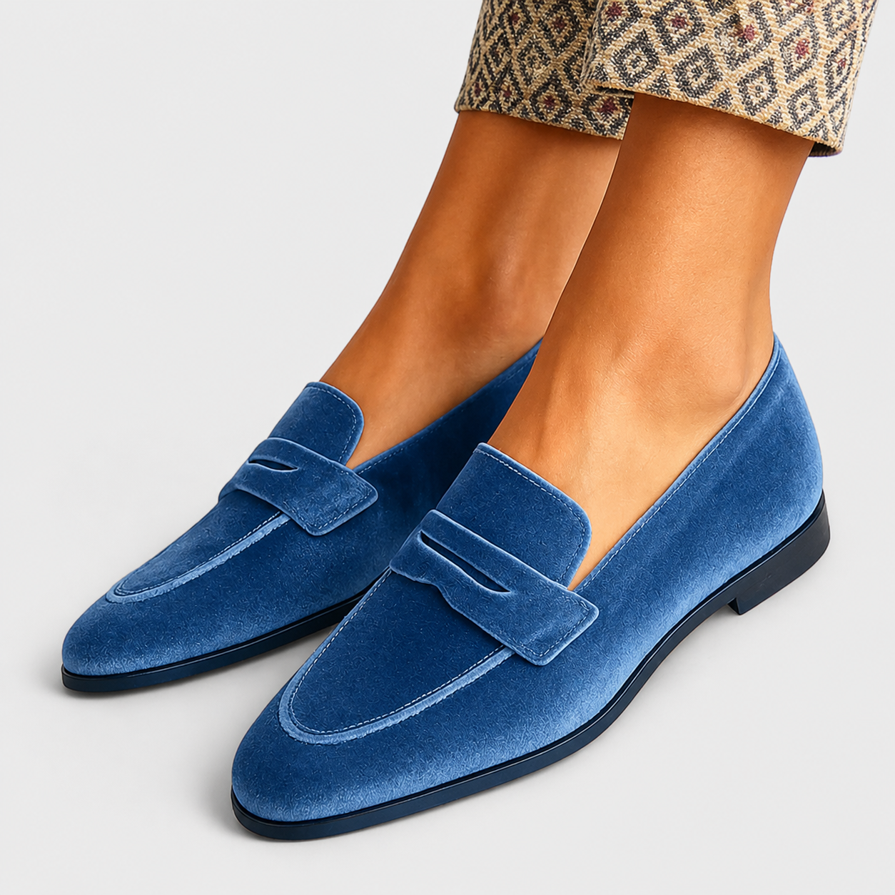 Louise | Mocasines de Terciopelo Suave