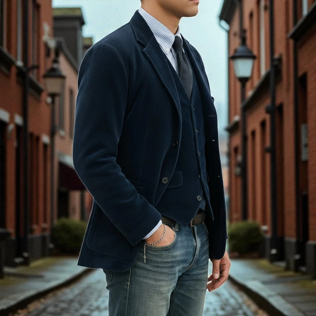 Van Elst Mode® | TRAJE DE 2 PIEZAS: BLAZER Y CHALECO