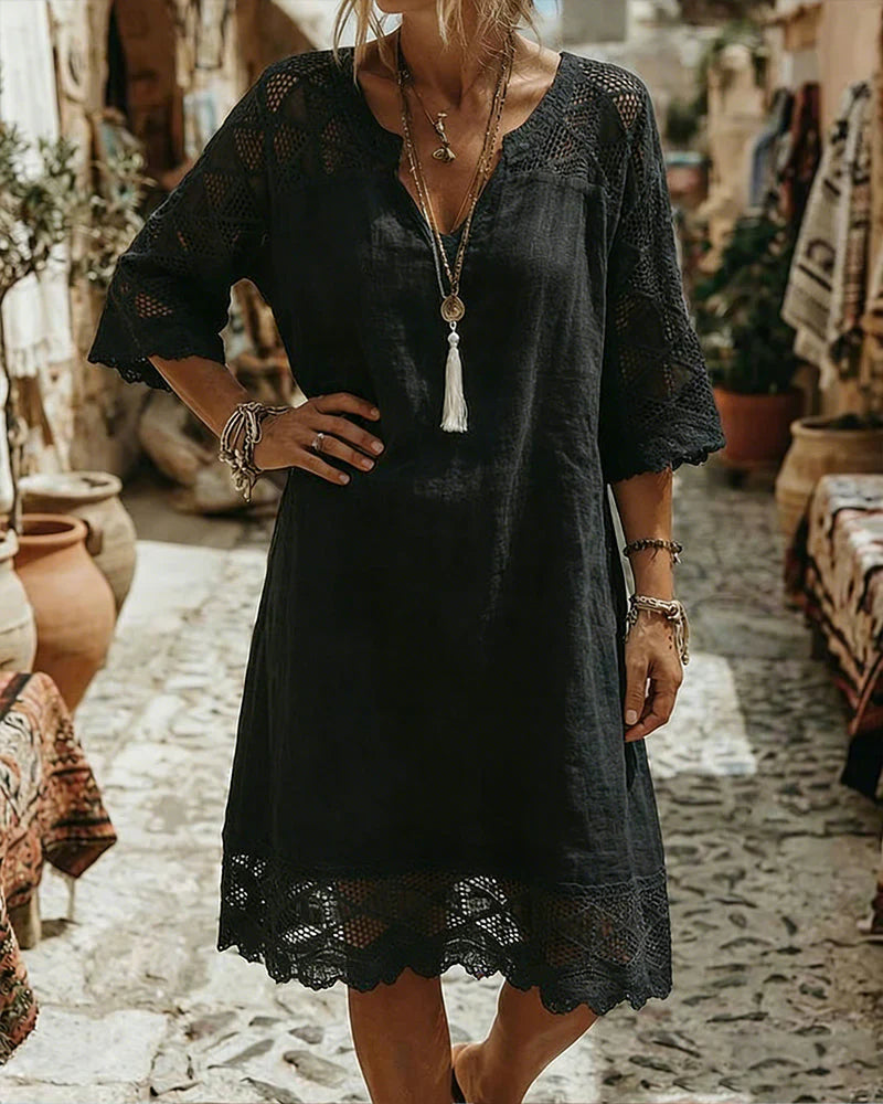 Valeriane - Vestido Recto Boho
