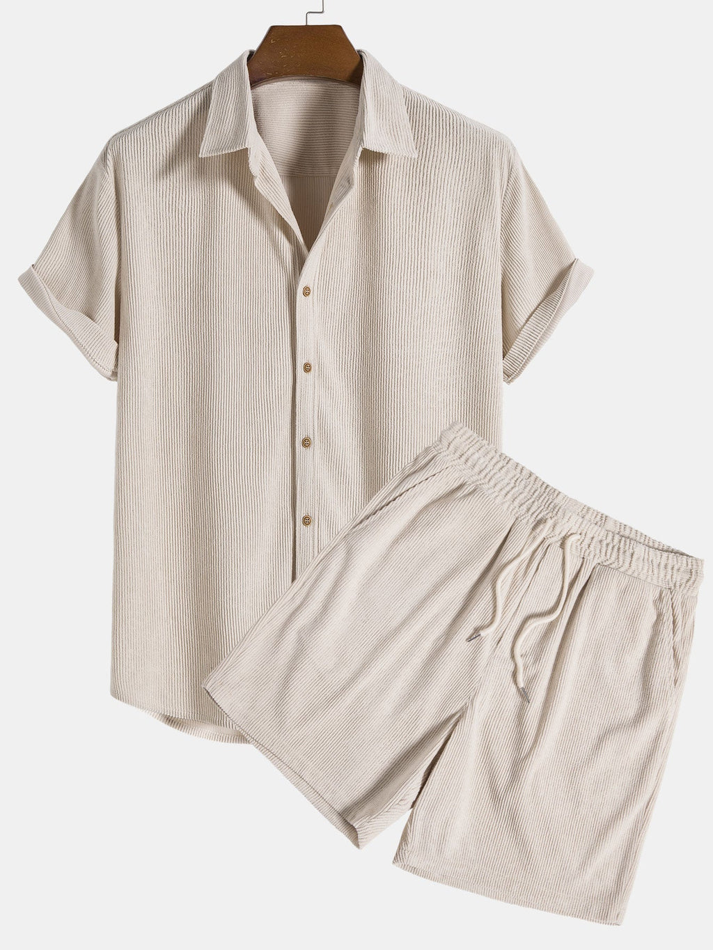 Salerno™ | Conjunto ligero de camisa y shorts para hombre