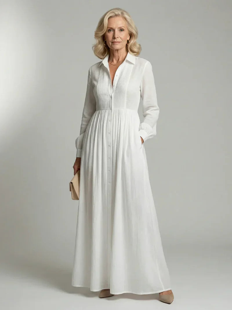 Lioren - Vestido Camisero Fluido y Sofisticado
