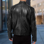 Sebastián – Chaqueta de cuero premium