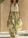 Aimy - Conjunto Floral Amplio 2pzs Bohemio Chic