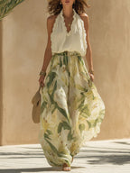 Aimy - Conjunto Floral Amplio 2pzs Bohemio Chic