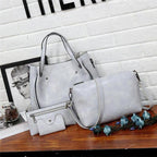 Luna Soler – Set Riley de 4 bolsos de cuero vegano vintage