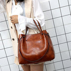 Luna Soler – Set Riley de 4 bolsos de cuero vegano vintage