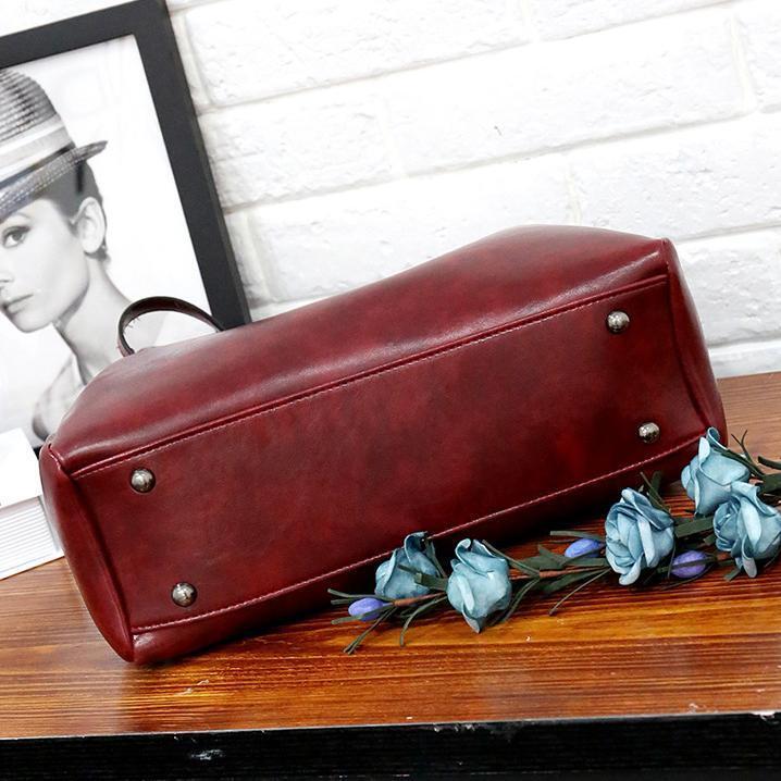 Luna Soler – Set Riley de 4 bolsos de cuero vegano vintage