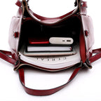 Luna Soler – Set Riley de 4 bolsos de cuero vegano vintage
