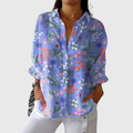 Blusa ligera y colorida estampada