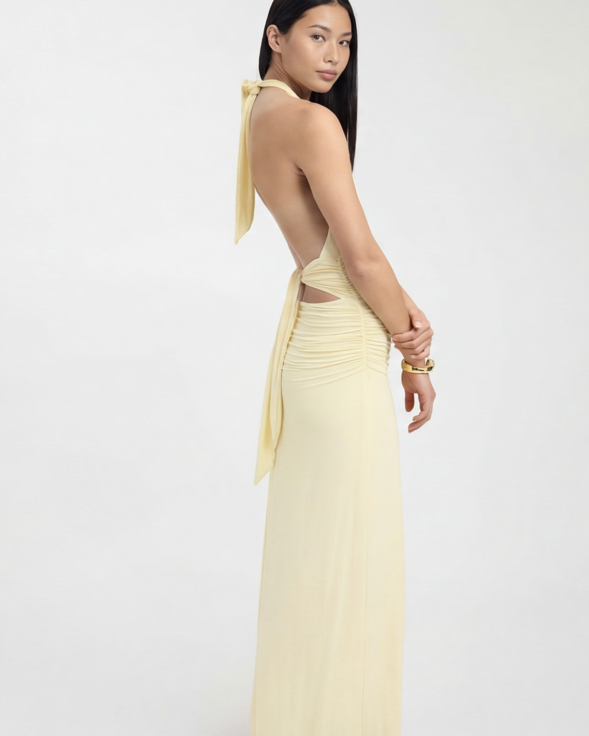 Serrano Madrid | Maxi con cuello halter de Nyx