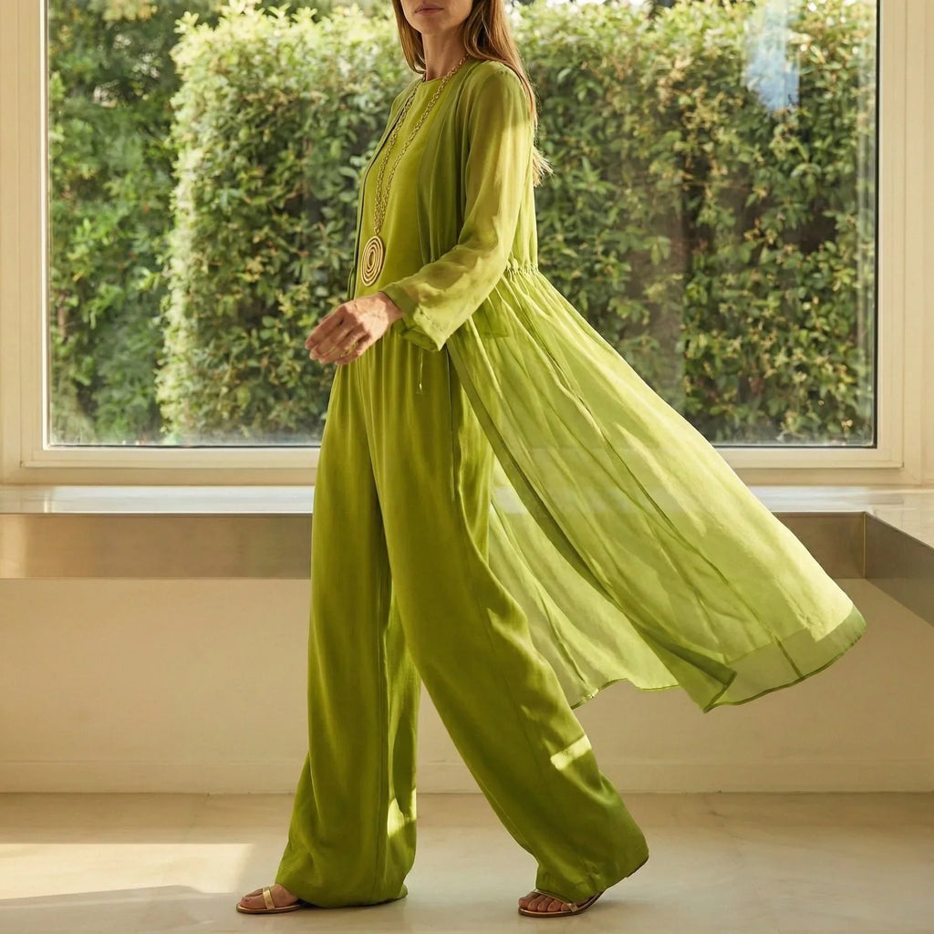 Medina - Conjunto de 3pzs de Algodón Elegante y Modesto