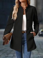 Priscilla - Chaqueta Larga Estilo Blazer Elegante