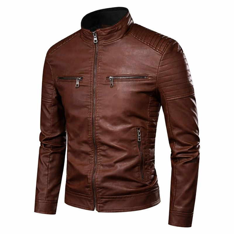 Tomás – Chaqueta de cuero vintage
