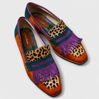 Fallon | Mocasín Marrón Leopardo