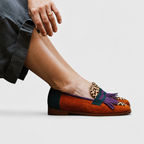Fallon | Mocasín Marrón Leopardo
