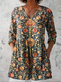 Elara | Blusa larga con escote en V