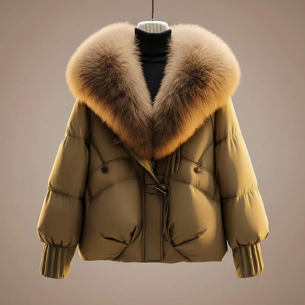 Willow - Abrigo Aislante Con Cuello De Piel