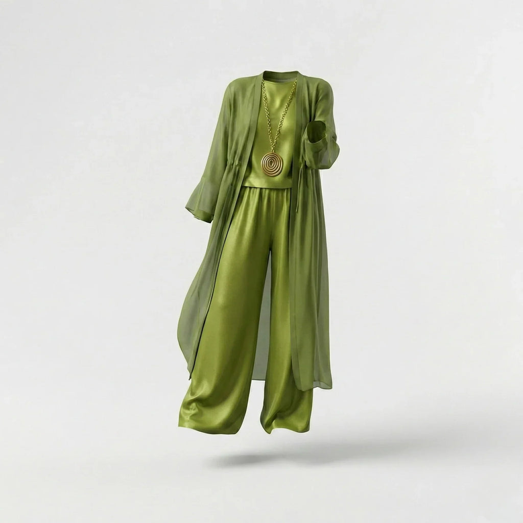 Medina - Conjunto de 3pzs de Algodón Elegante y Modesto