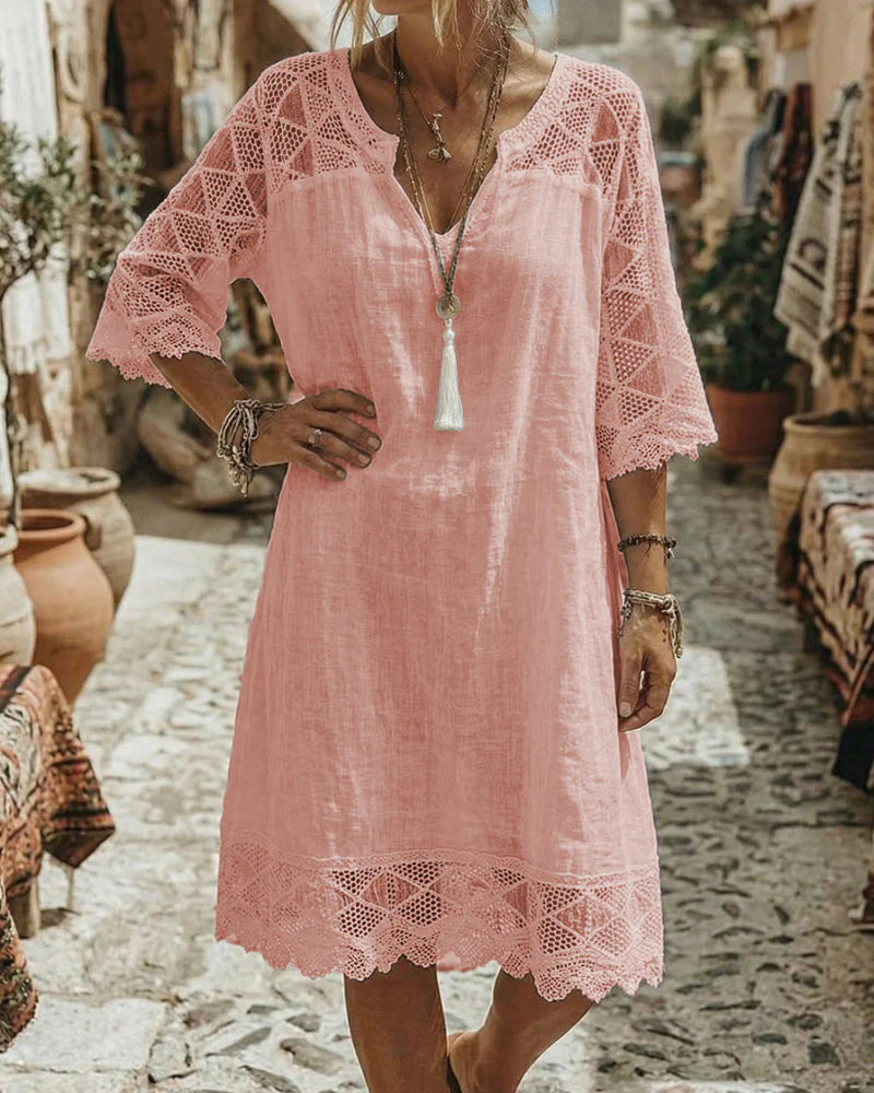 Valeriane - Vestido Recto Boho