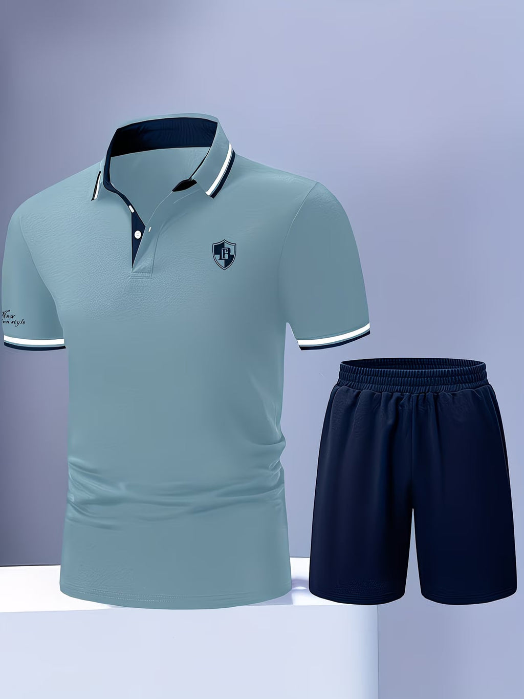 Philbert - Conjunto Completo Polo y Shorts Chic Casual
