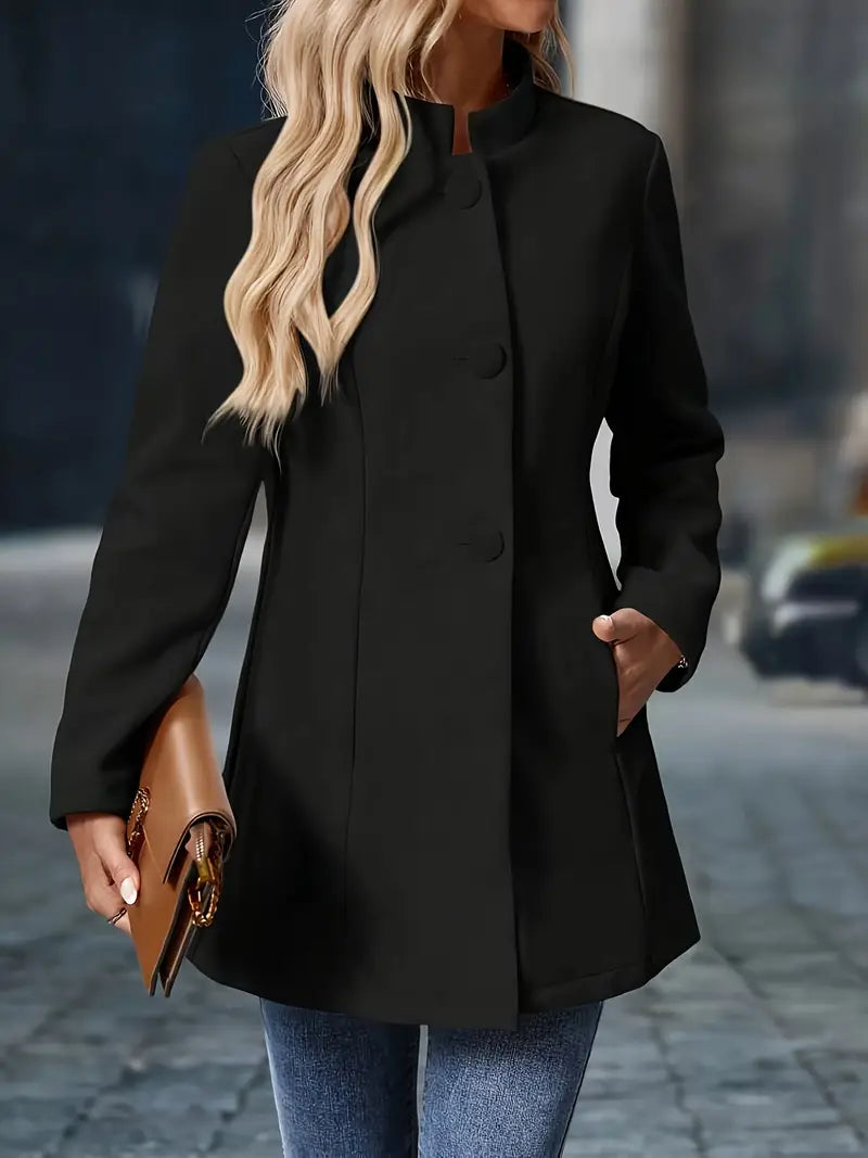 Priscilla - Chaqueta Larga Estilo Blazer Elegante