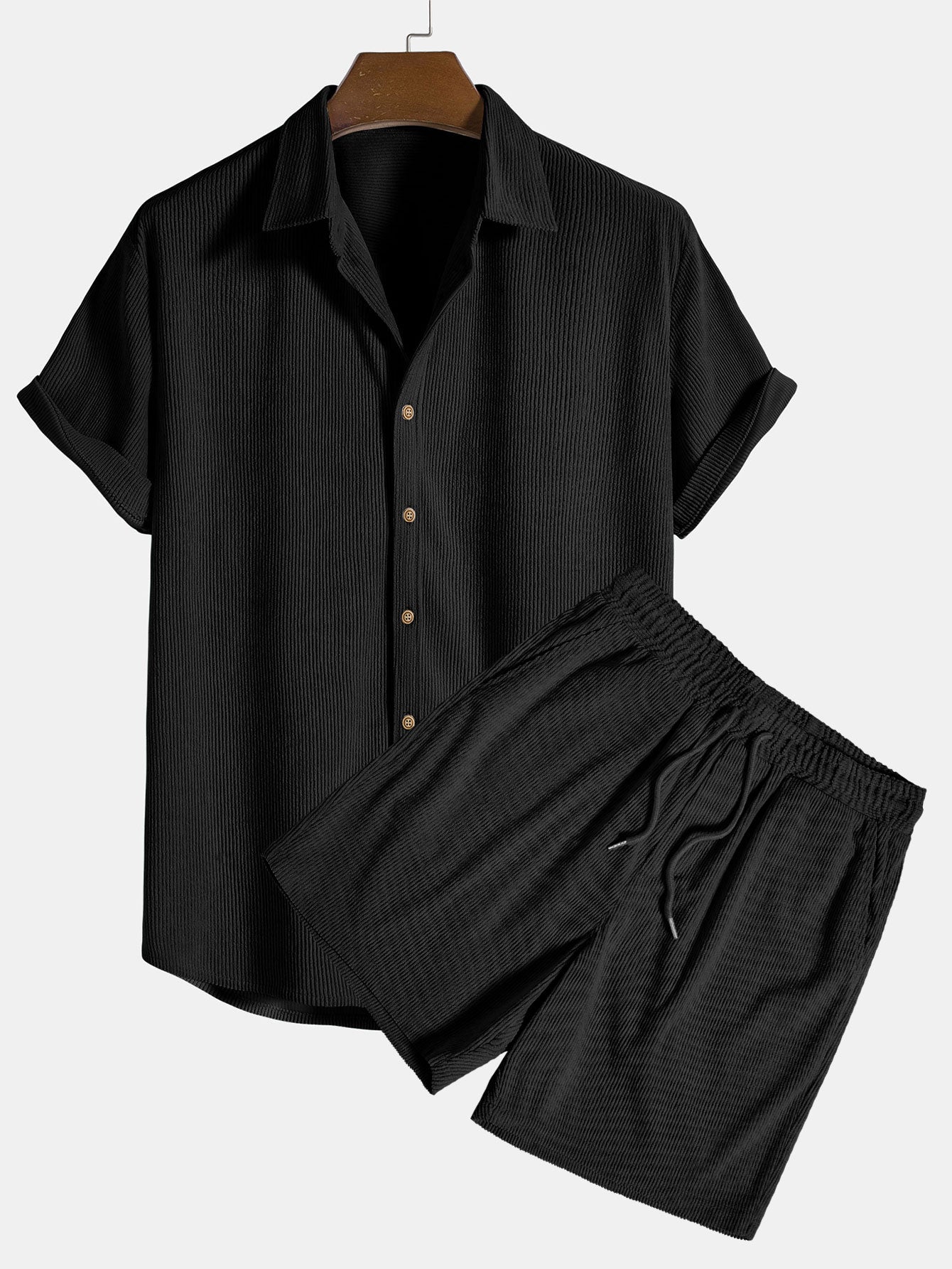 Salerno™ | Conjunto ligero de camisa y shorts para hombre
