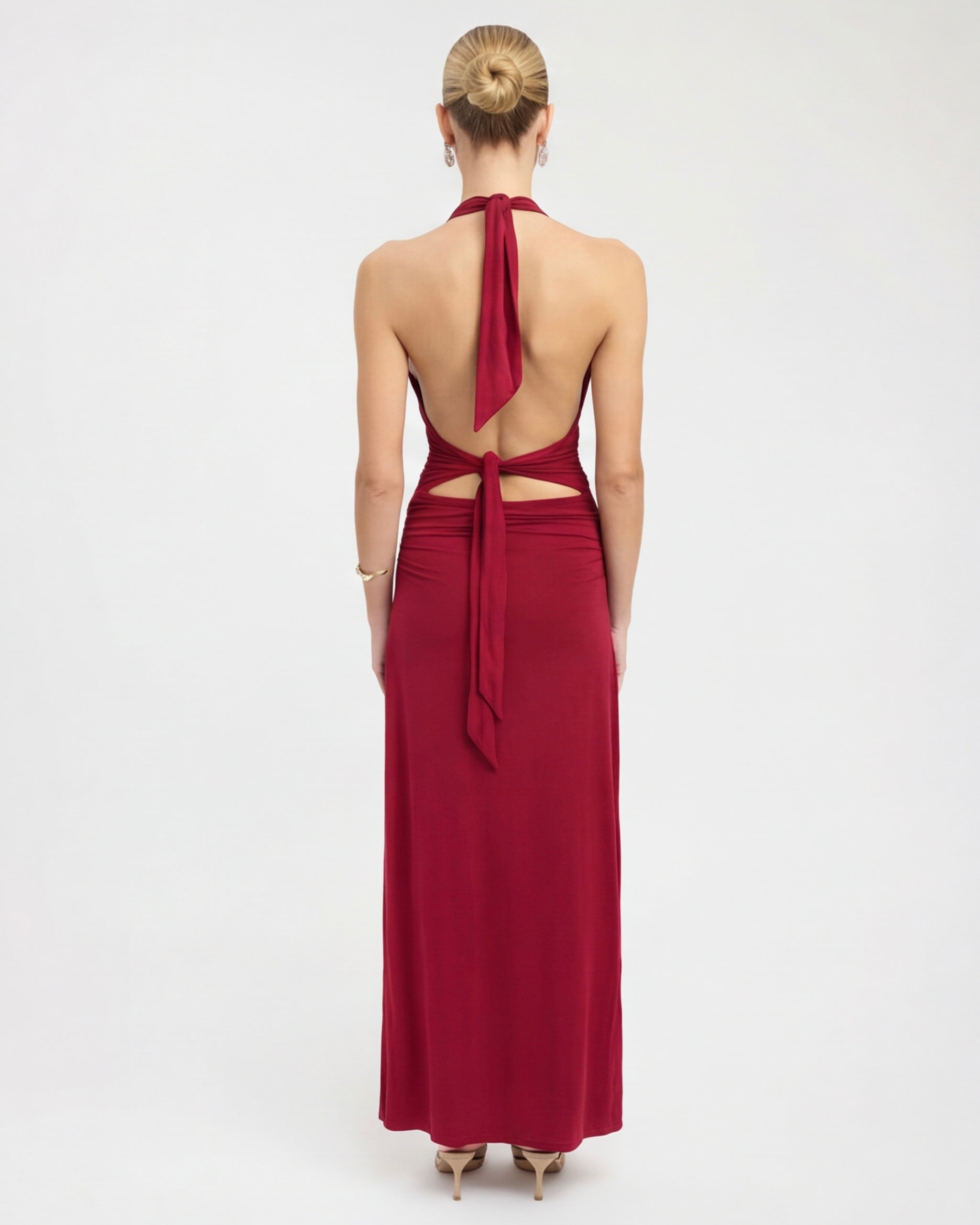 Serrano Madrid | Maxi con cuello halter de Nyx