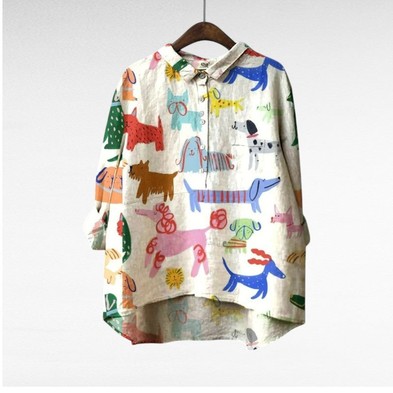 Mara | Blusa de lino