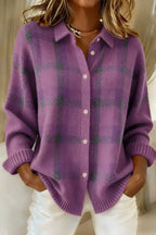 Théa - Cárdigan Acogedor Estilo Camisa