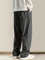Elis - Pantalón Amplio de Pana con Cintura Ajustable