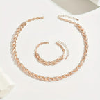 Olia - Conjunto Hecho a Mano Collar y Pulsera