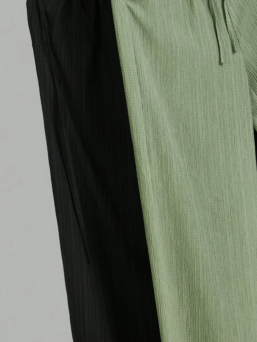 Myriam - Conjunto de 3 Pantalones Plisados Holgados