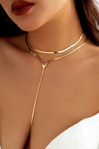 Collar Choker de Cadena Metálica