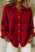 Théa - Cárdigan Acogedor Estilo Camisa