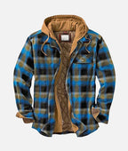Chaqueta patchwork de cuadros