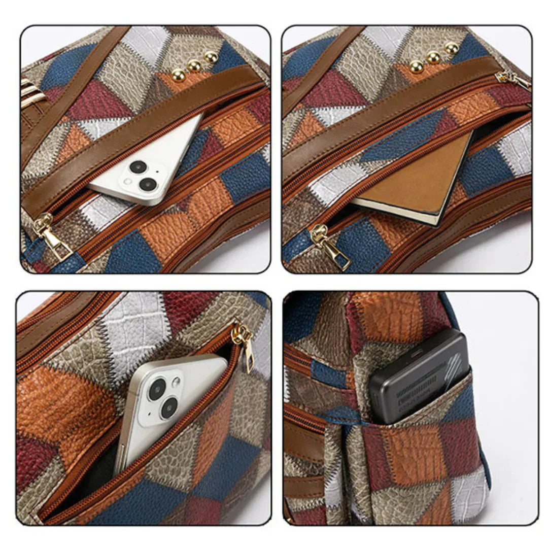 Allegra - Bolso con Bandolera Elegante de Cuero Hecho a Mano