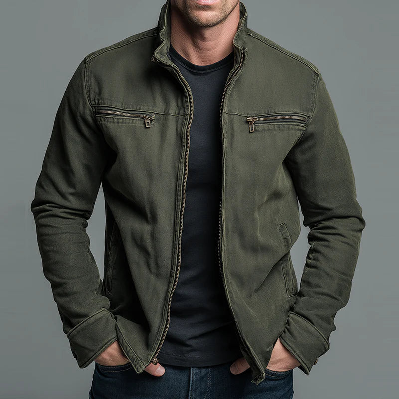 Cole - Chaqueta Atemporal de Alta Calidad con Cremallera
