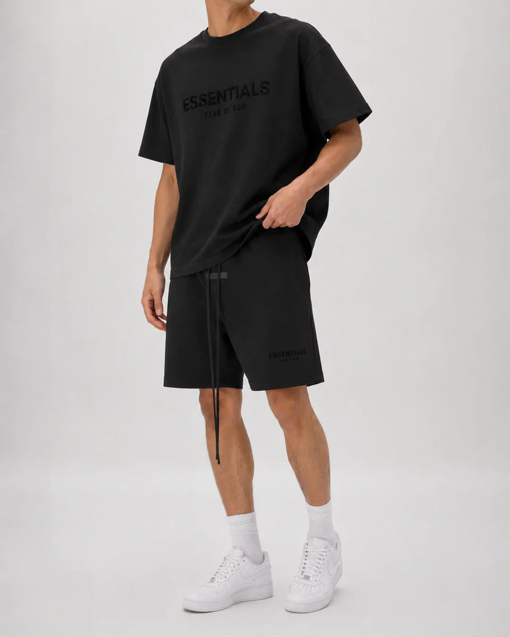 Essam - Conjunto Casual Camiseta y Shorts de Algodón
