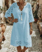 Valeriane - Vestido Recto Boho