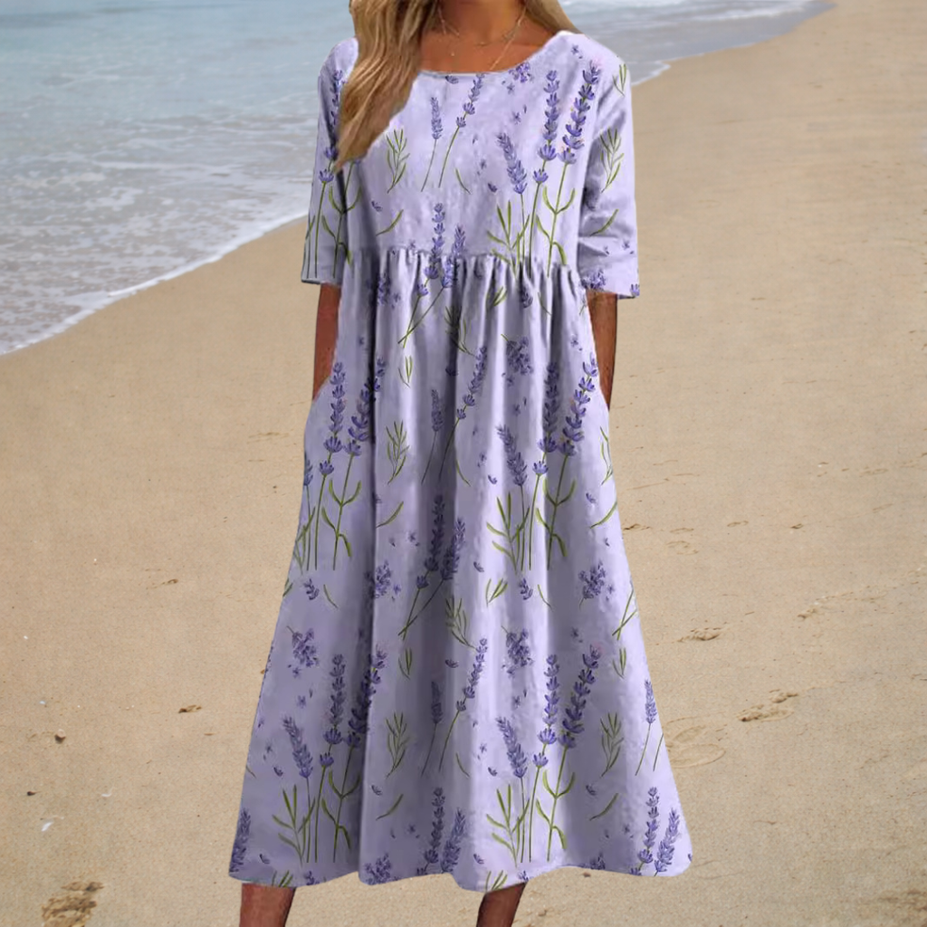 Leonor | Vestido midi boho