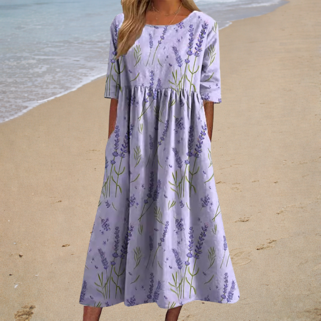 Leonor | Vestido midi boho